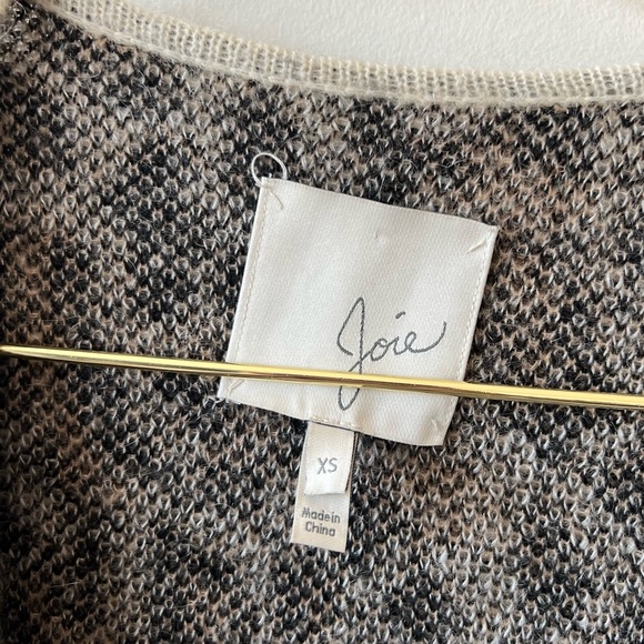 JOIE Wool/Mohair Animal Cheetah Print Oversized Cardigan - Picture 4 of 7